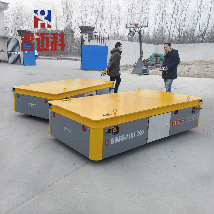 可以全向行走搬运车 横向纵向行走无轨道电动平车  电瓶升降车