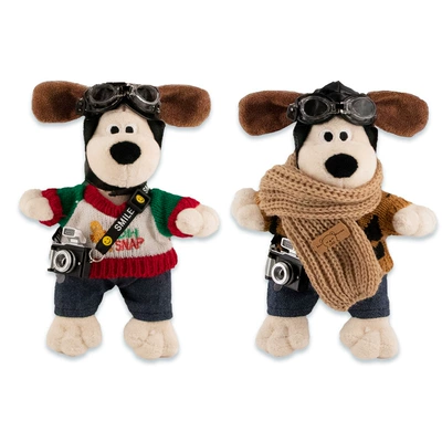 Car ornaments Ornaments - handdog-2-pack-red-and-green-khachi-love-scarf-flash-camera-2
