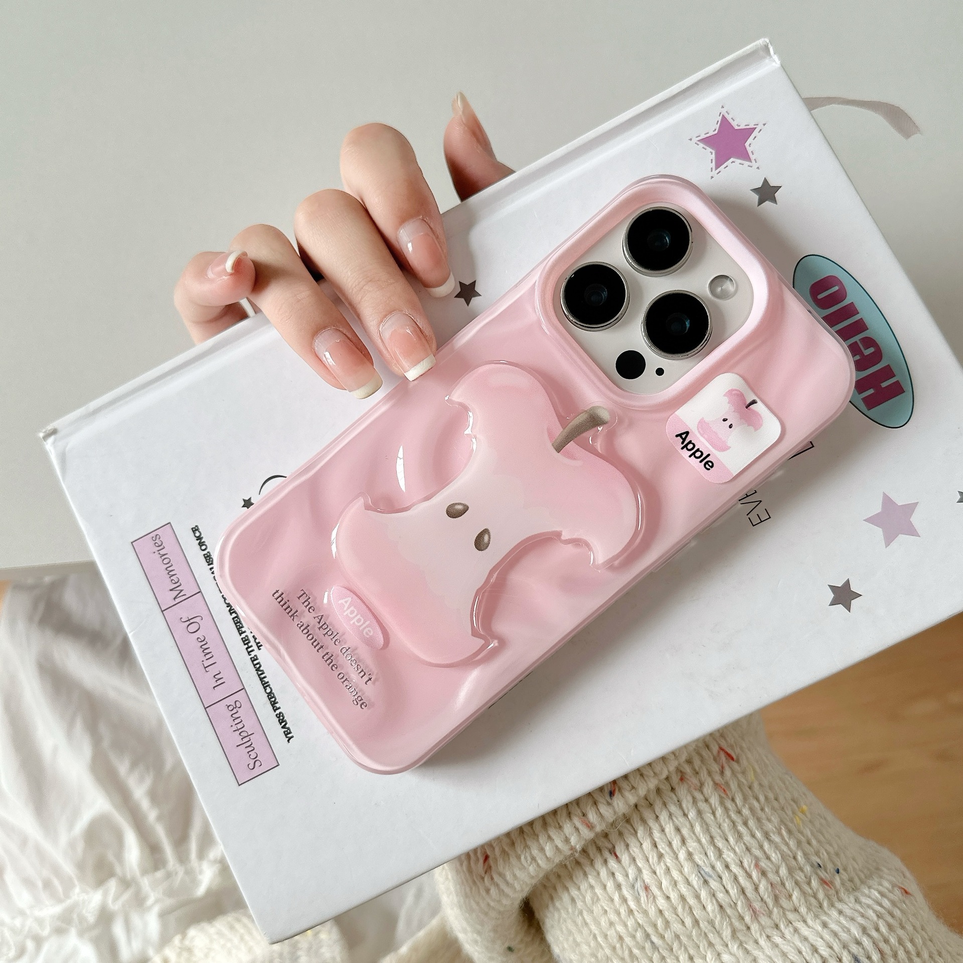 Linda fruta tridimensional de verano para Apple 16ProMax funda para teléfono 15/14 pareja 13 nuevo 15ProMax