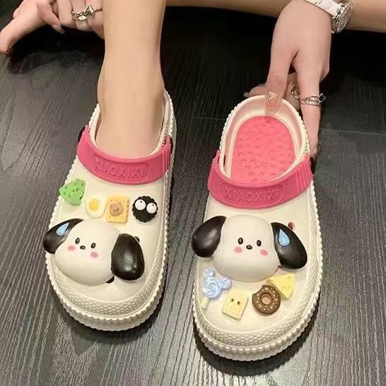 땀 흘리는 개 카키색