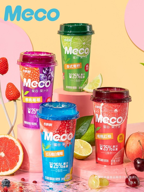 香飘飘Meco蜜谷果汁茶饮料整箱网红即饮夏季好喝的水果茶柠檬茶|undefined