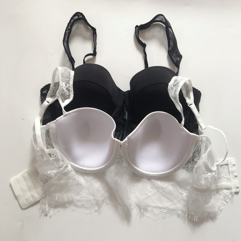 Underwear Female LP Spicy Girl Lace suspender with a strapless vest Thin style Gathering Beauty Back Sexy Bra Set_voghion.com