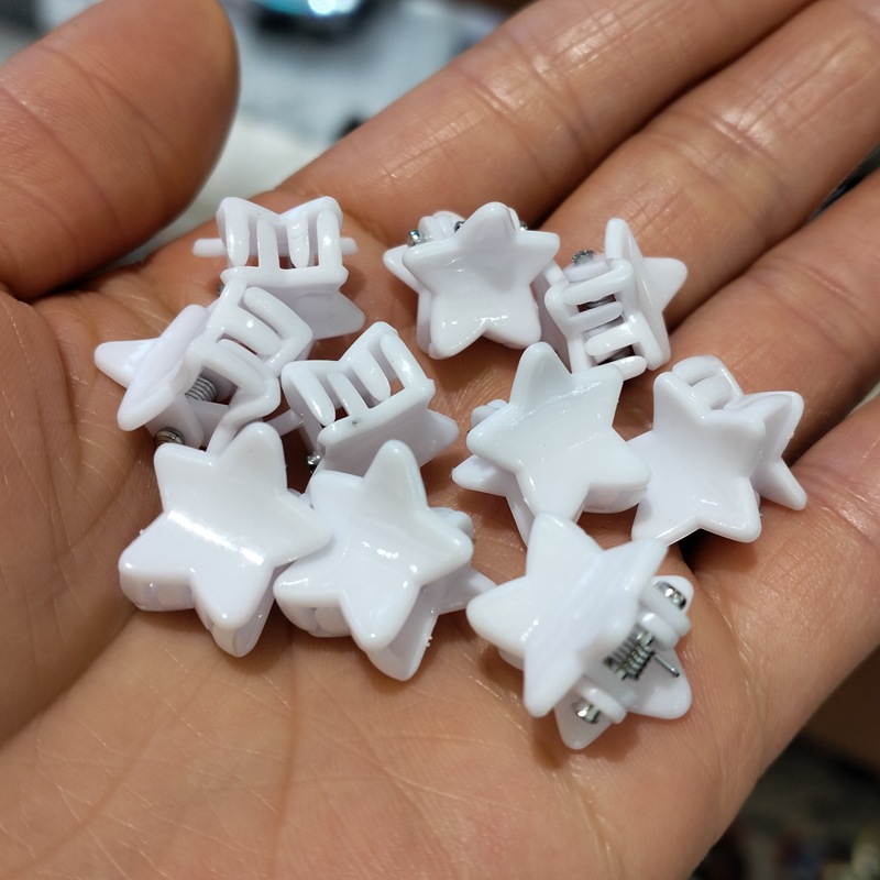 1.5cm 흰색 오각별 1개