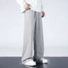 Trousers 8280 light gray straight tube