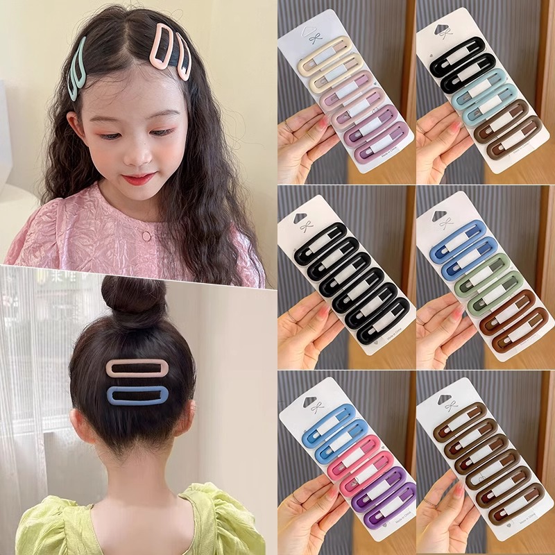 Color caramelo horquilla dopamina para niños BB clip accesorios para el cabello diario frente roto clip de pelo horquilla simple tocado de celebridad de Internet