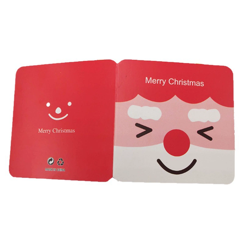 Рождественская открытка праздник благословение маленькая открытка мини милый мультфильм сообщение Спасибо карта Рождественский подарок Маленькая открытка