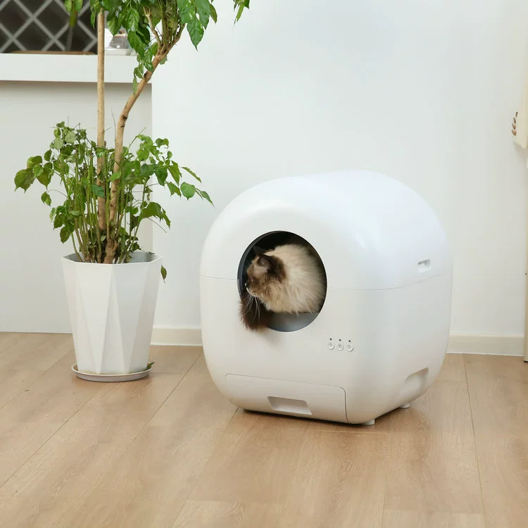 Умный лоток для кошек, автоматический сбор экскрементов, улучшенная модель, самоочистка, ультрафиолетовая стерилизация, большая вместимость, интеллектуальная уборка