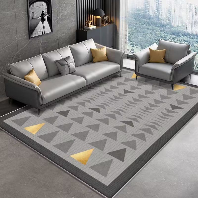 Italiano minimalista cristal terciopelo ins estilo sala de estar alfombra absorbente dormitorio cama manta sala de estar baño piso mat