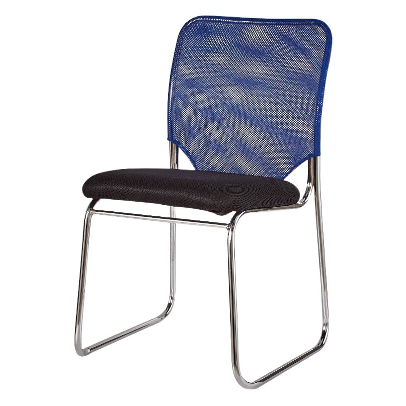 Office Chair Comfortable Meeting Chair Dormitory Bow Mahjong Chair Mesh Stackable Computer Chair Home Backrest Chair