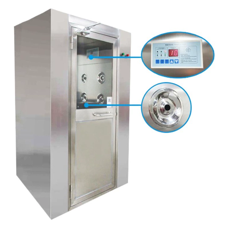 Душевая 304 воздуха канала ливня воздуха индукции нержавеющей стали душевая 201 груза чистая двойная дуя внешняя дверь ливня воздуха краски