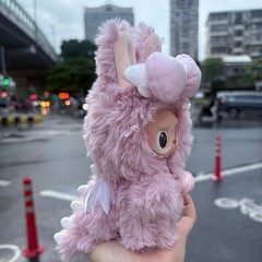 labubu娃衣粉色恐龙拉布布衣服一代二代三代搪胶【不含玩偶】
