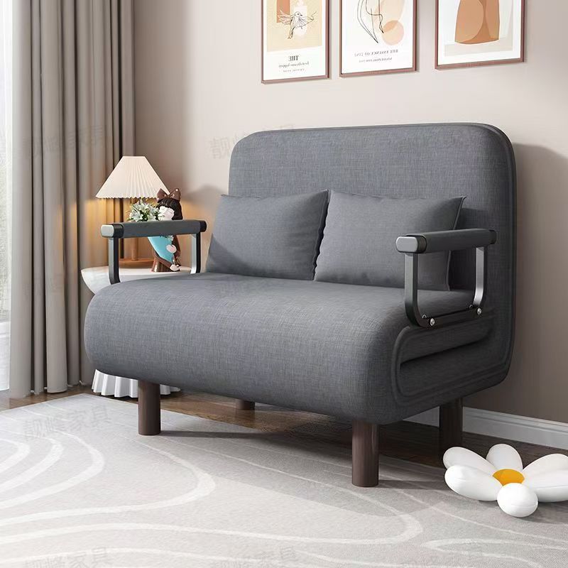 Sofa Bed Folding Lazy Sofa Bed Home Living Room Retractable Foldable One-Piece Dual-Purpose Single and Double Sofa Bed