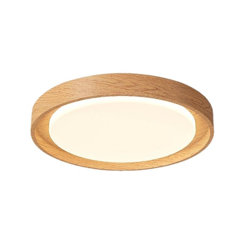 Luz de la sala de estar moderna y simple luz principal de atmósfera de espectro completo de protección de los ojos de estilo japonés silencioso lámpara de techo paquete de toda la casa