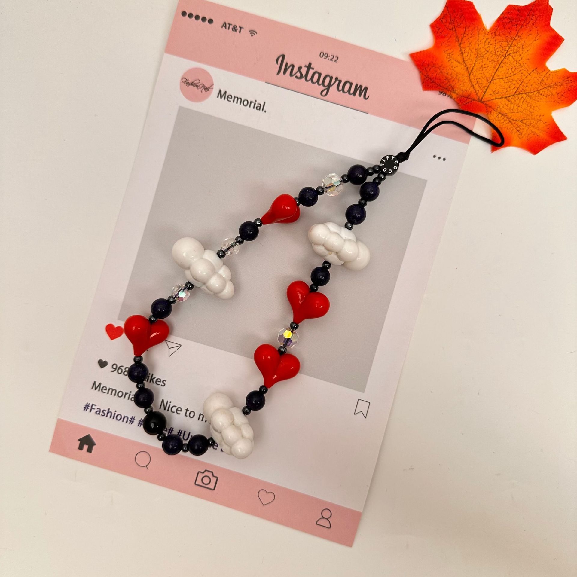 Moda simple amor mariposa serie de cadena de teléfono móvil cadena de teléfono móvil bolso bolso llaver colgante corto diseño de nicho