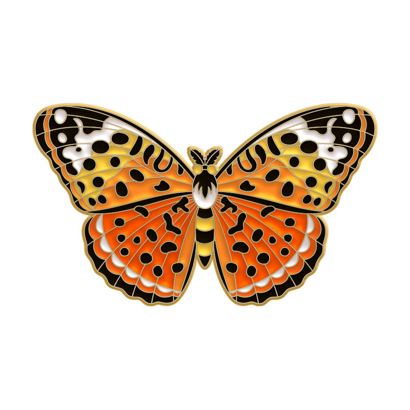 9g Weight Brooches Classification Holiday, Daily Occasion Alloy Material Insect, Butterfly Pattern Women's Gender Enamel Design Sweet Style Sweet Pin Insect Butterfly Alloy Enamel Women's Brooches 9