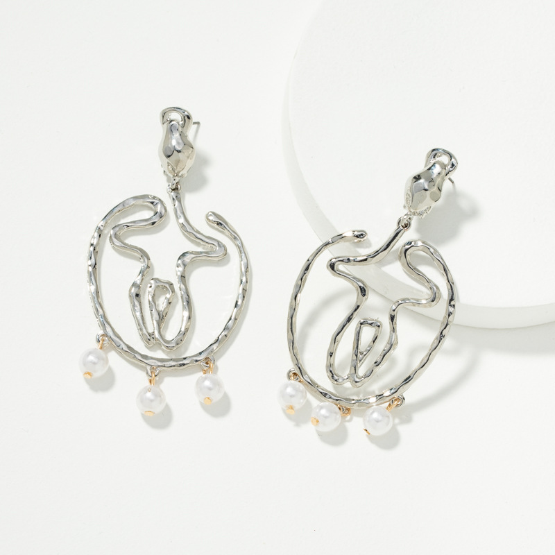 Pendientes De Perlas De Moda Al Por Mayor display picture 5