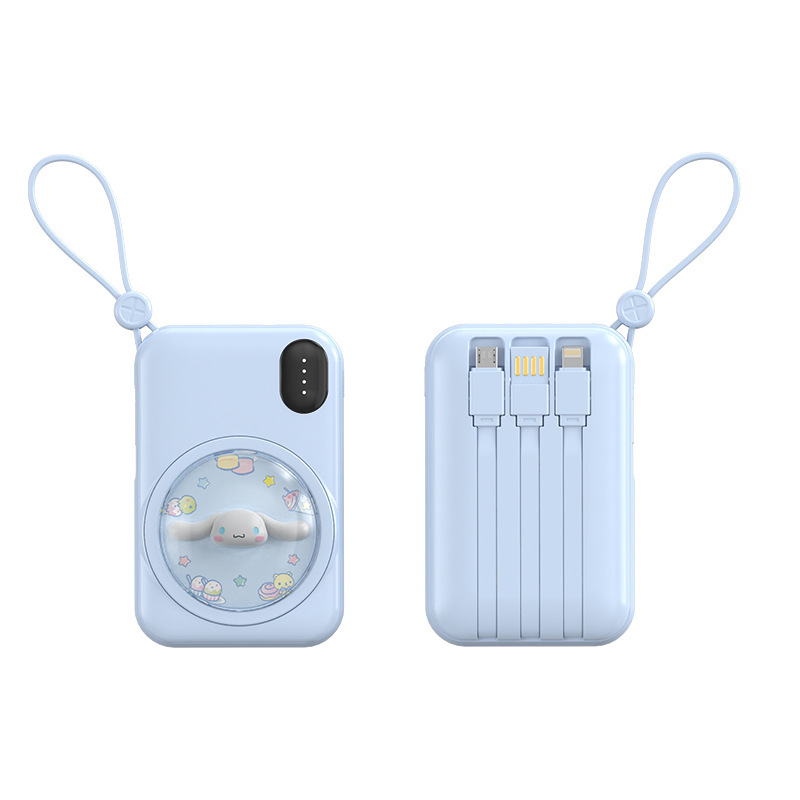ミニかわいいペット、ケーブル付きパワーバンク、大容量20000mAh、コンパクトでポータブルなモバイル電源ギフト|undefined