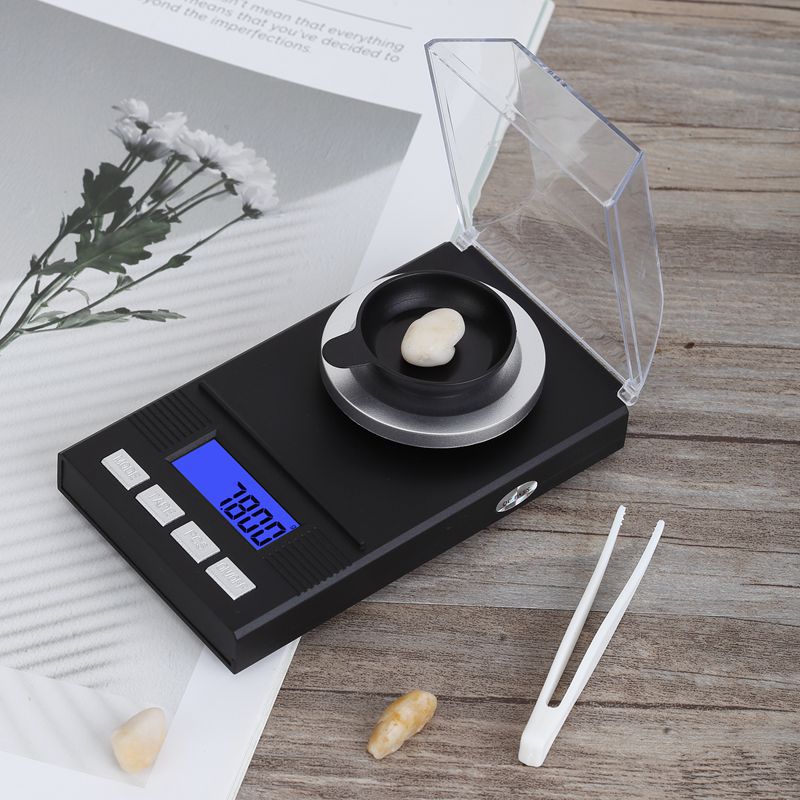 New product mini jewelry scale 0.001g precision electronic scale gold laboratory small pocket scale platform scale