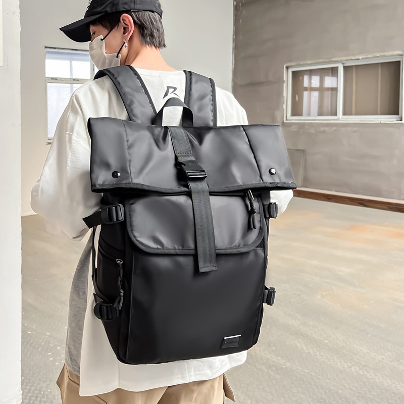 2025新款百搭潮牌双肩包男时尚潮流大容量旅行背包女学生书包休闲