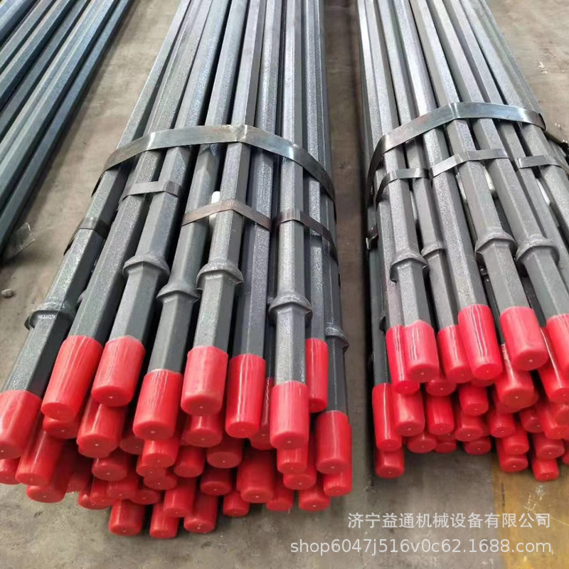 隧道用B22风钻杆 六棱中空钻杆 矿用B22钎杆 B19锚索钻杆