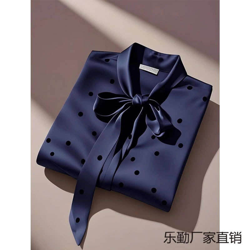 法式围巾领女2025年春季超好看高端气质别致绝美轻奢高级感蓝色波