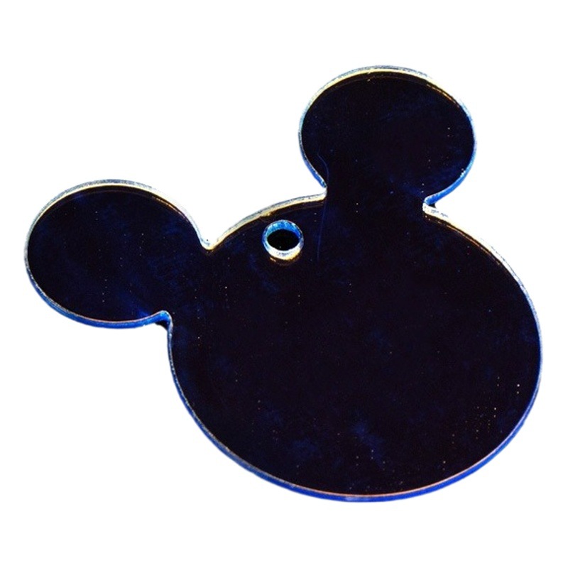 Manufacturer's Spot DIY Guka Small Disc Transparent Acrylic Keychain Pendant Hand Account Guka Guka Plate Card