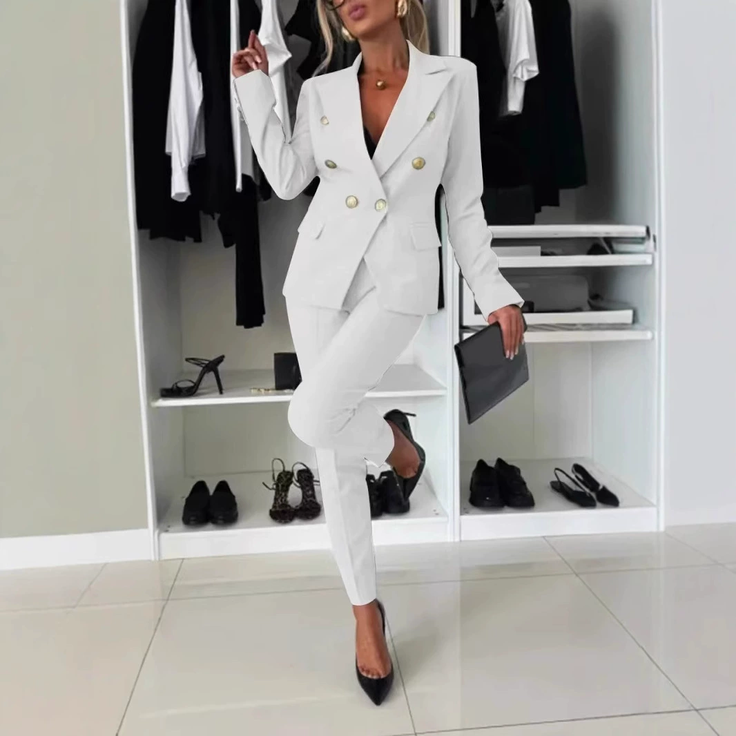 Весна-лето 2025. Новая коллекция.  Независимый магазин Amazon. Популярный европейский и американский кросс-бордерный повседневный костюм slim fit.