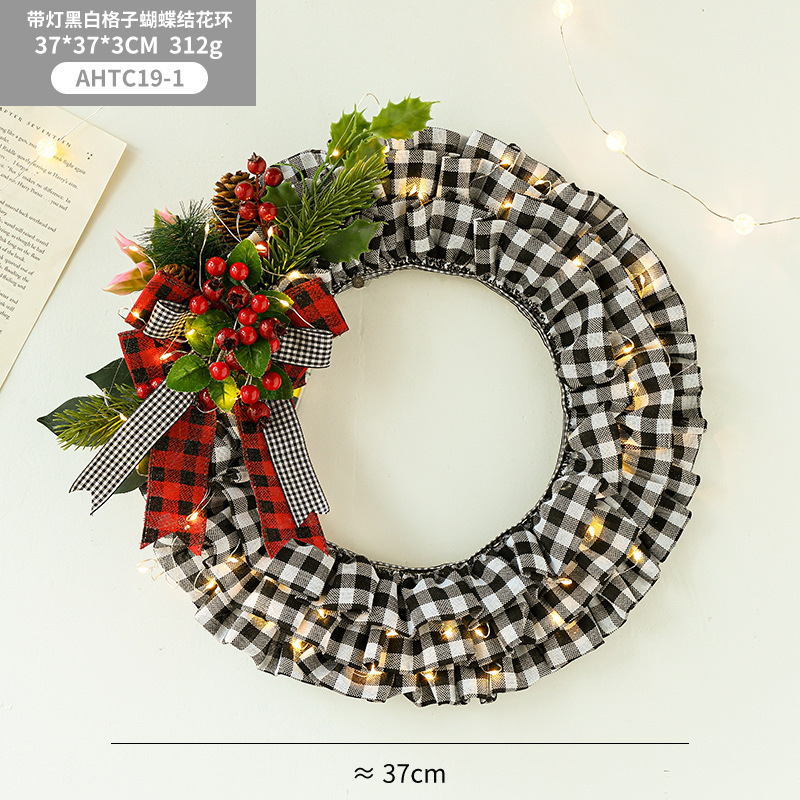 Hong Kong Heng nueva ropa de Navidad fruta roja guirnalda decorativa colgante creativo puerta colgante ventana colgante decoración de Navidad