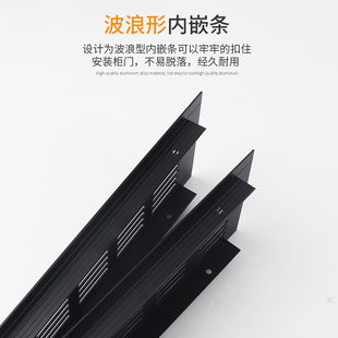 Aluminum Alloy Breathable Mesh Rectangular Cabinet Shoe Cabinet Natural Gas Ventilation Heat Dissipation Breathable Vent Hole Decorative Mesh Cover