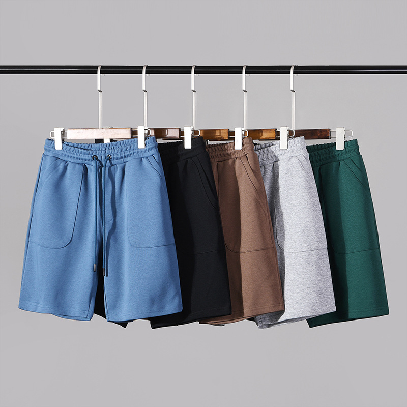 380g Heavy Quality Casual Shorts Couple's Summer Sports New Trend Color Loose Pants