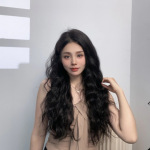 伊贝尔假发 13*6封边递针假发时尚羊毛卷随意分妈生头皮女长卷发