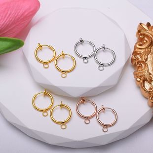 14K����ɫ�oʹ�[�ζ�Ȧ���A��������ɿ۶��h������diy�ֹ����h