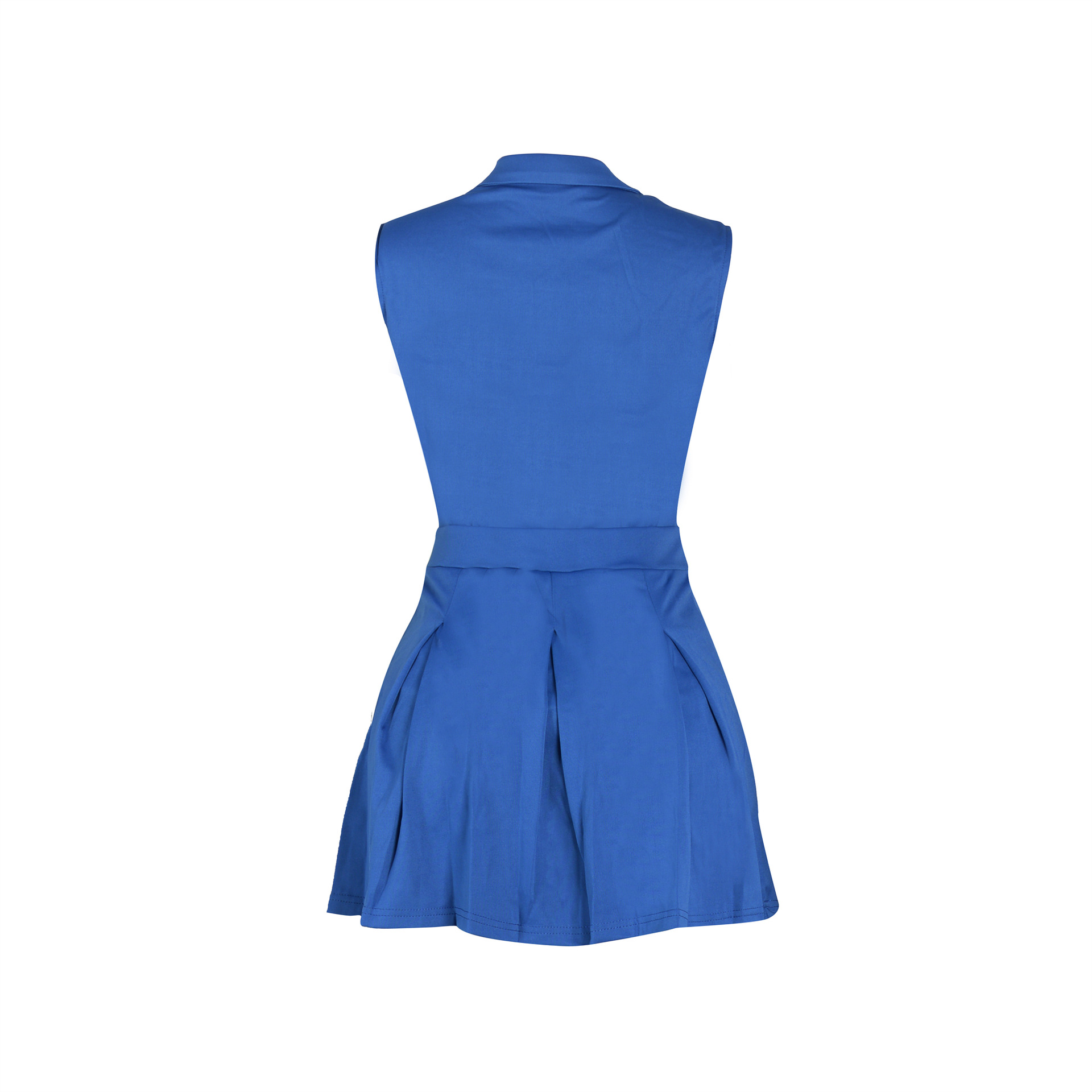 Women Clothing Short Skirt Two Piece Sleeveless Vest Suit Summer Polo Shirt