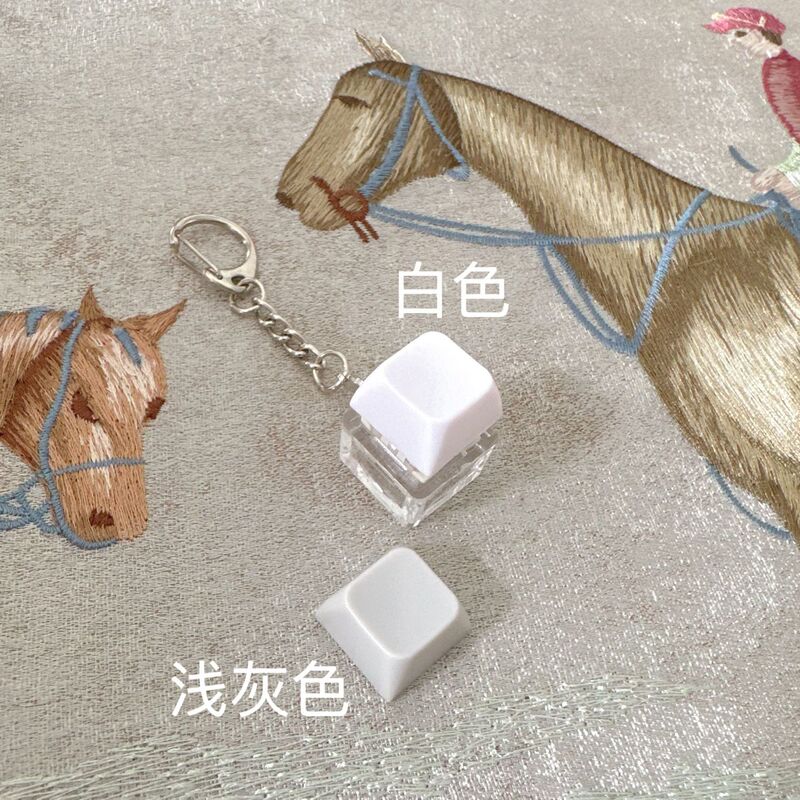 发泄手指按键键盘高解压无聊机械透按键捏乐手钥匙钥匙扣捏跨境减|undefined