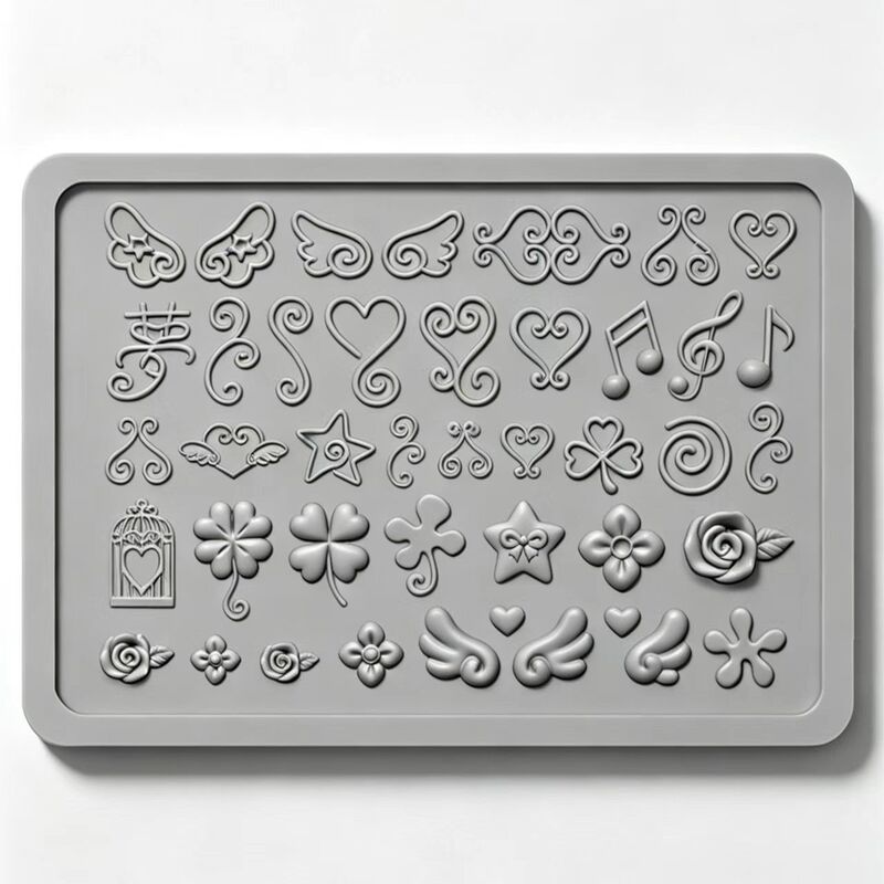 New vintage vine nail art molds, popular and commonly used DIY nail art accessories and tools