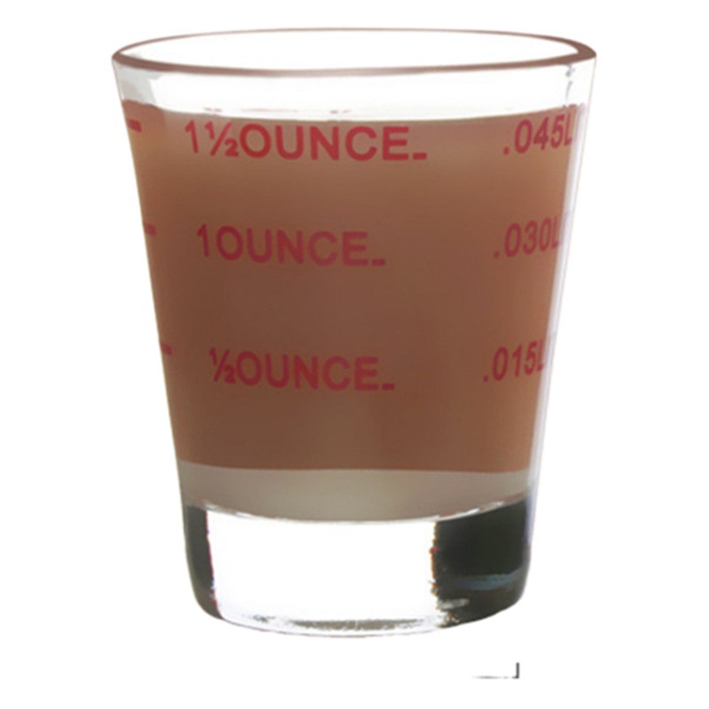 Household Transparent Scale Cup Glass Ankle Cup Fanciful with Scale Short-term Debt Floating on Ornamental Variety Kun