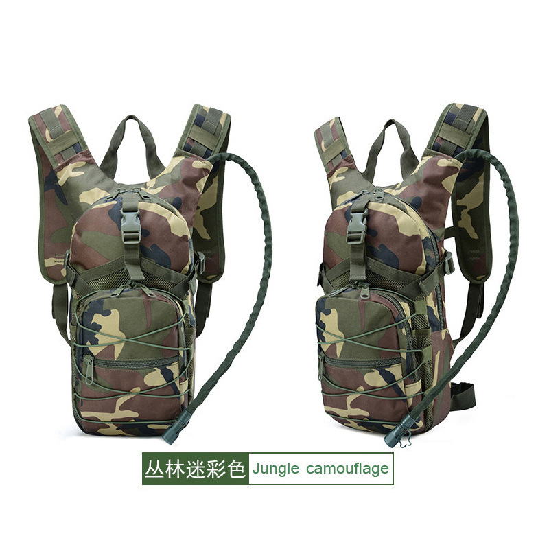 Al Aire Libre táctico camuflaje bolsa de agua mochila durable deportes al aire libre bolsa impermeable ciclismo senderismo montañismo mochila hidratante