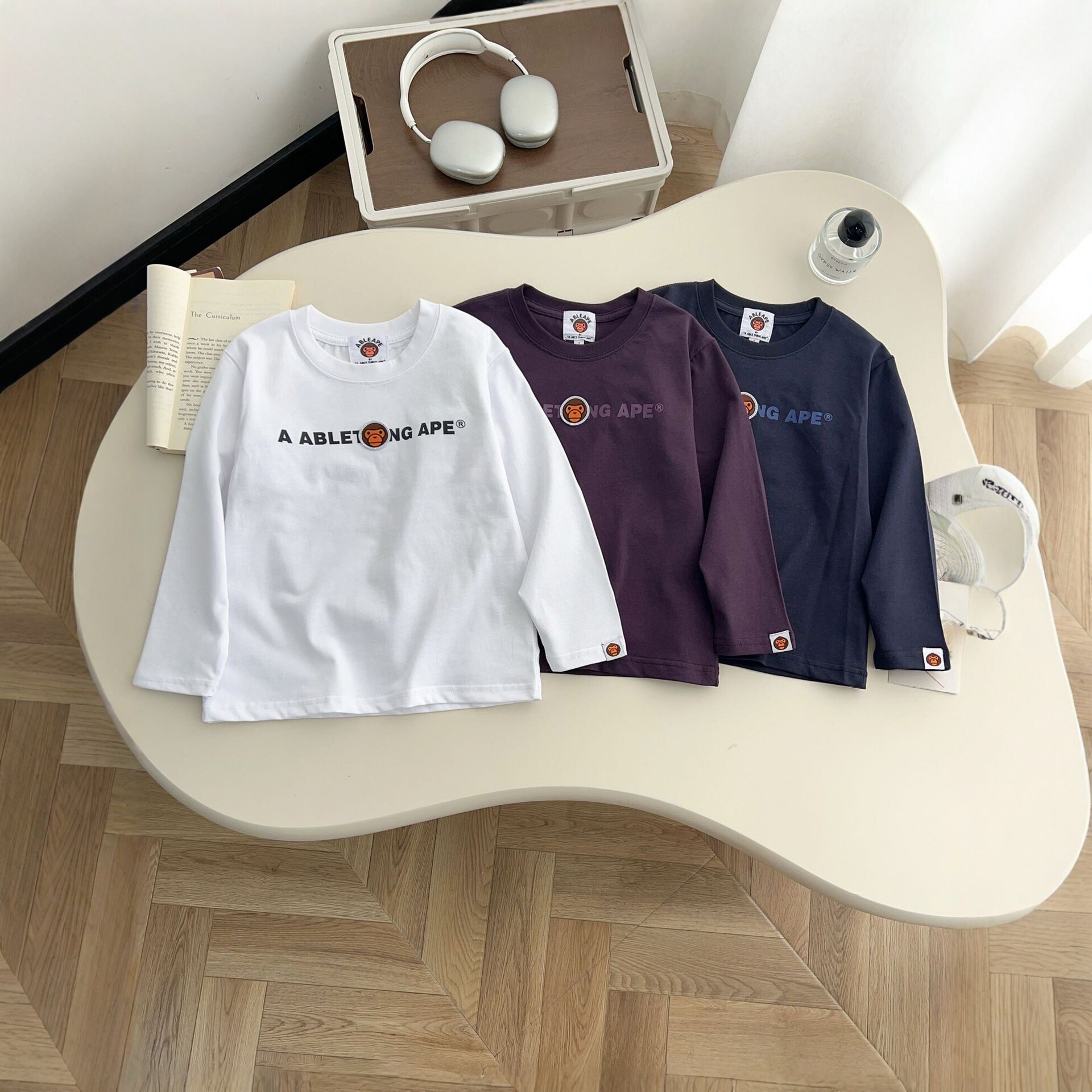 Children's 26 Autumn New Cotton Long-Sleeve T-Shirt Cartoon Print Korean Style Versatile Trendy Casual Fashion Base Shirt