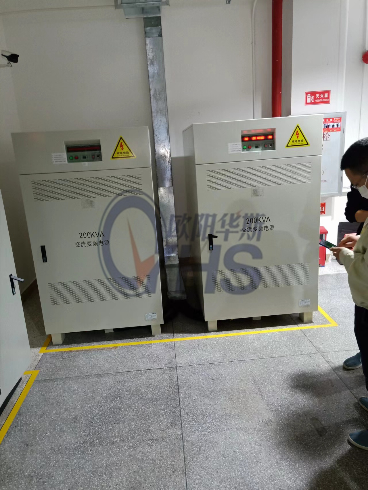 ŷ����˹200KVA��Ƶ��Դ����������̨�ƹ��豸�������60HZ��110V