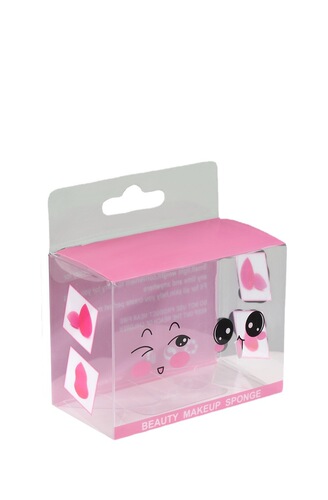 2 plastic boxes for beauty eggs, PVC creative powder puff makeup remover cotton compressed facial mask packaging box, beauty egg box