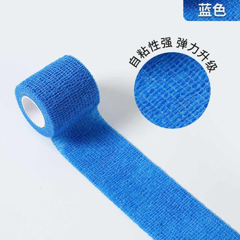 Fábrica al por mayor auto-adhesivo elástico dedo vendaje deportes cinta protectora de uñas no tejida auto-adhesivo dedo protección correa de rodilla