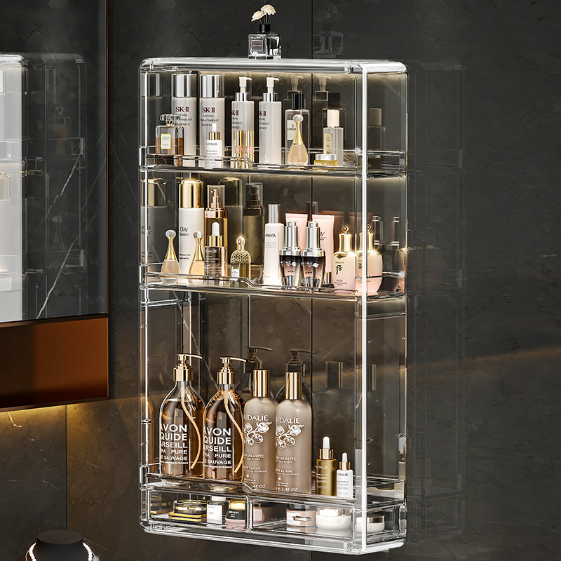 Bathroom cosmetic storage rack bathroom sink storage rack drawer…