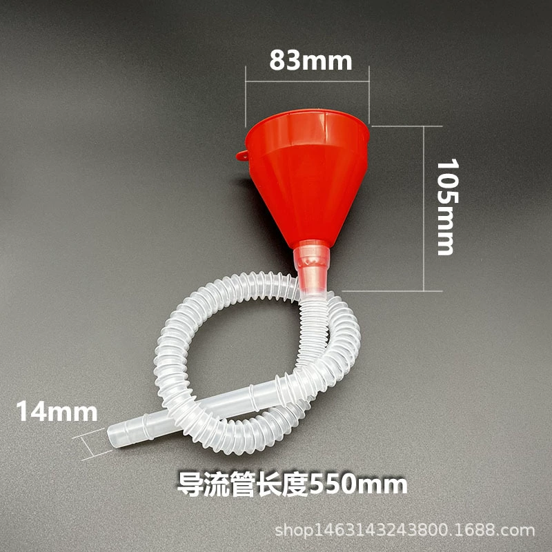 Пластиковая воронка с длинной трубкой для перекачки масла, сепараторная воронка с трубкой, удобная и экологичная маленькая воронка с удлиненной трубкой для домашнего использования.