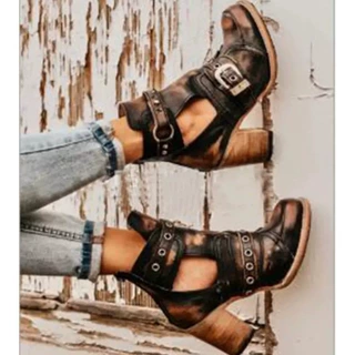 2019秋冬新品女鞋女靴女鞋凉靴大码40-43