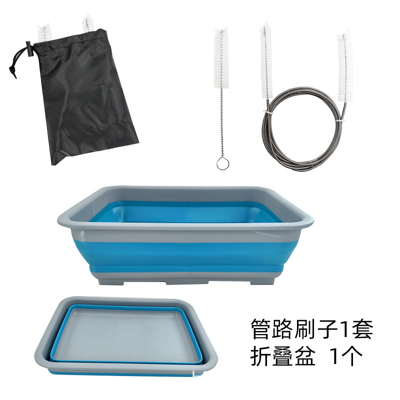 Cpap Cleaning Kit Hose for Cpap Hanger Dryer with Wire Brush Foldable Hand Wash Basin Cpap Cleaning Kit Hose for Cpap Hanger Dryer with Wire Brush Foldable Hand Wash Basin
