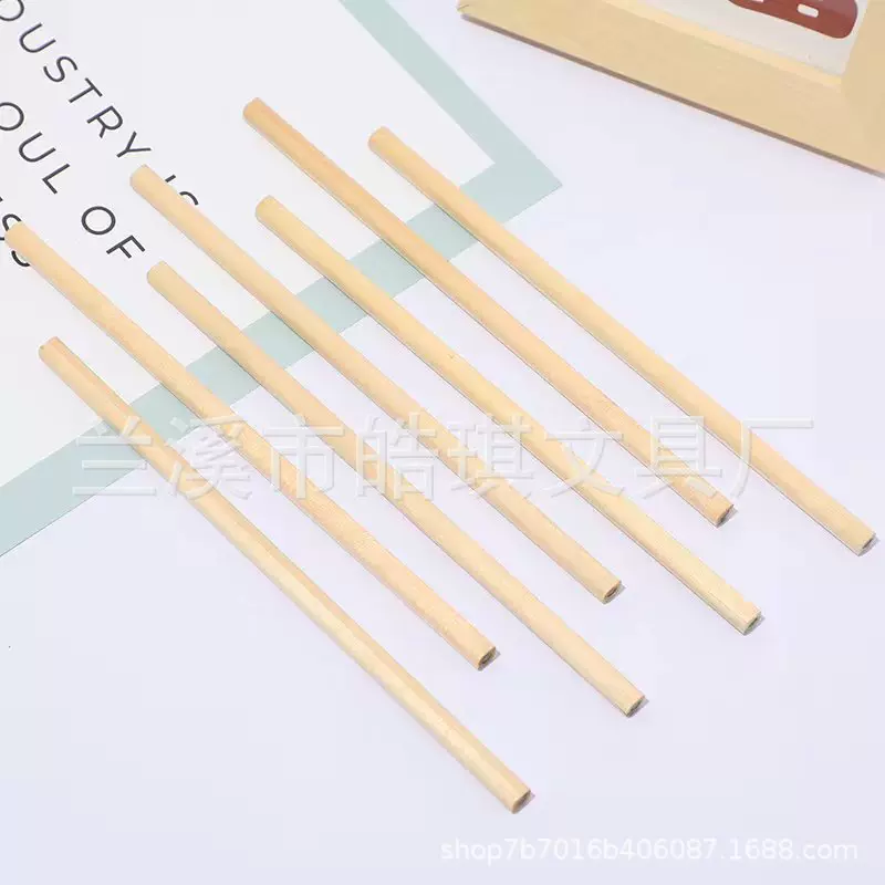 现货原木环保写不断六角HB铅笔批发绘画画图写字学生文具厂家直销