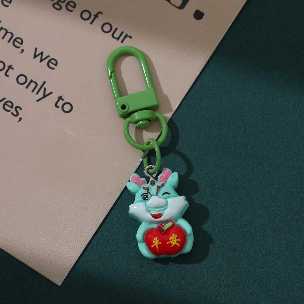 Dragón colgante verde