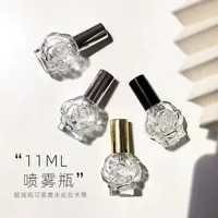 Горячая продажа 10ML розы спрей флакон духов бутылка распылитель стеклянная бутылка пустая бутылка стеклянная бутылка парфюмерия портативная бутылка