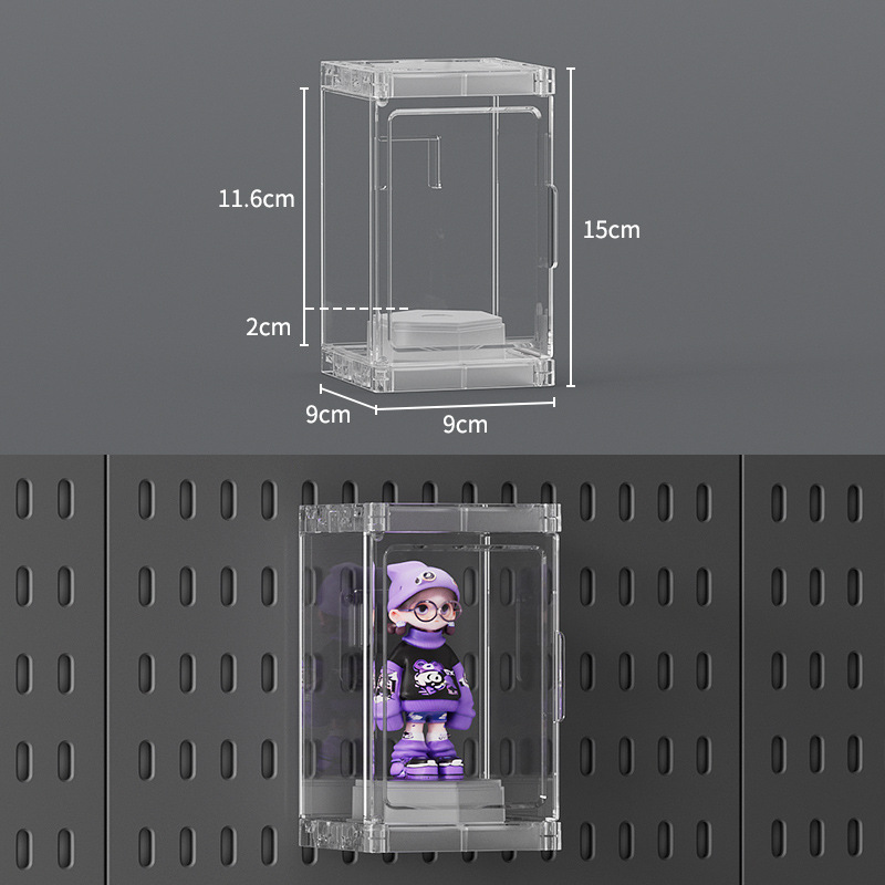 [new style] 9*9cm figure box-transparent