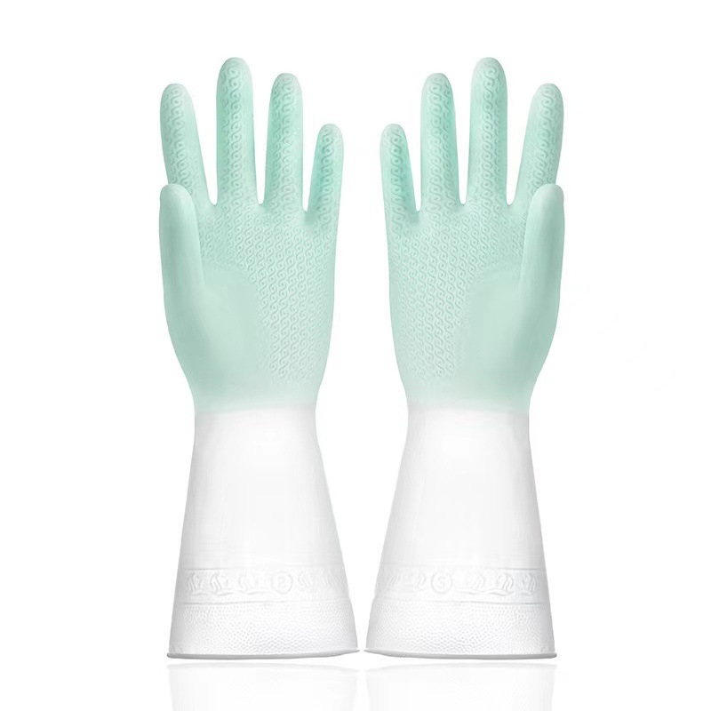 Kitchen Cleaning Rubber Gloves For Dishwashing And Laundry_voghion.com